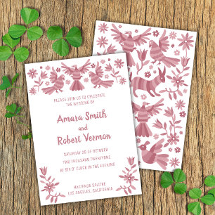 Otomi, MEXICA, PINK, FLORES, Anúncio de AVES