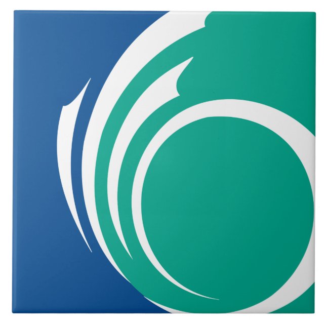 Ottawa Flag on Tile (Frente)