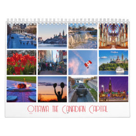 Ottawa, o Calendário de 12 Meses da Capital Canade