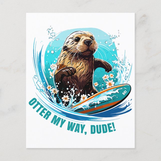 Otter 841 Surfing Otter Ela Rouba Surfboards Otte (Frente)