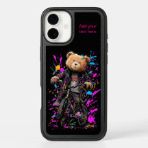 OtterBox: Estilo Vibrante de Grafite do Urso Teddy