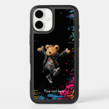 OtterBox: Estilo Vibrante de Grafite do Urso Teddy