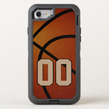 Capas de iphone resistentes do basquetebol de
