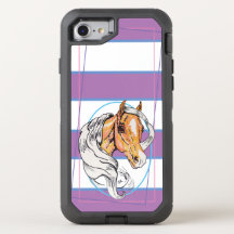 Palomino (listras roxas, azuis e brancas)