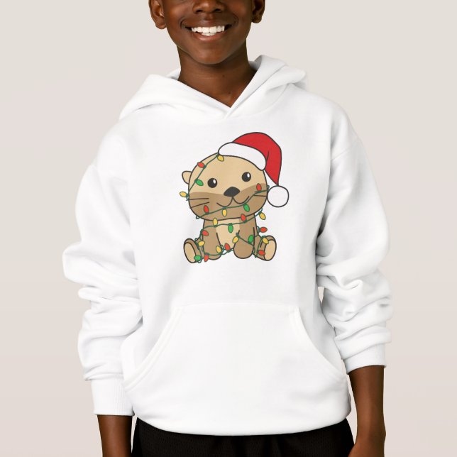 Otters de Feriados de Inverno de Natal (Frente)
