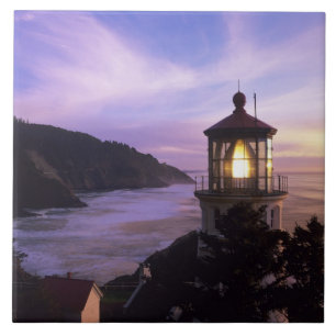 OU, Costa do Oregon, Farol de Heceta Head, em