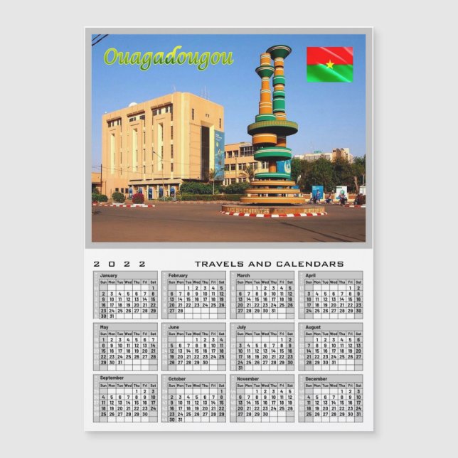 Ouagadougou - Place des cineastas - Burkina Faso - (Frente)