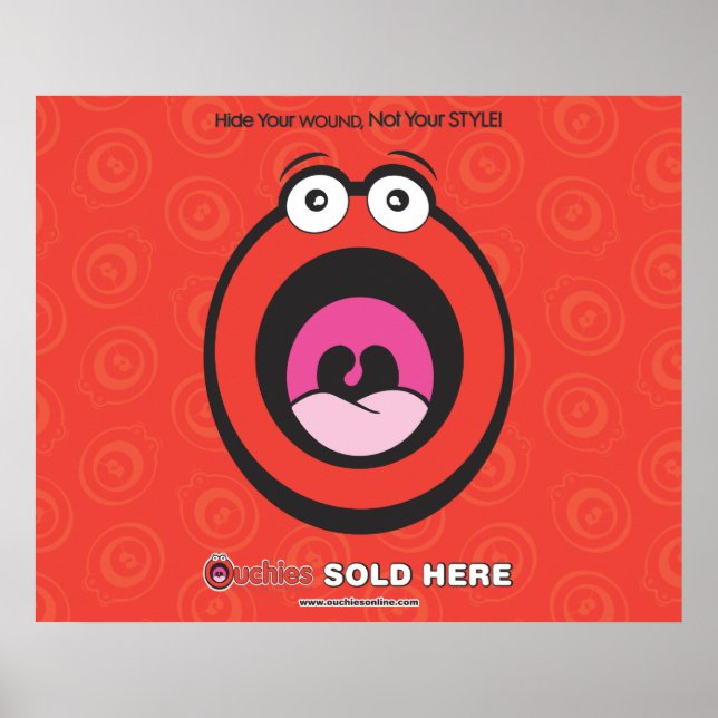 Ouchies vendidos aqui Poster (Frente)