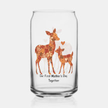 Our First Mother’s Day Together – Floral Deer Drin