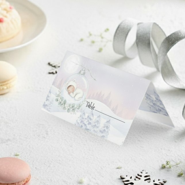 Our Little Snowbaby is on the way Seating Name (Criador carregado)