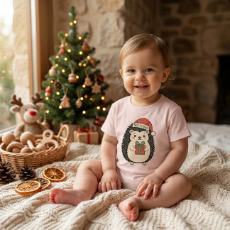 Ouriço Fofo Feliz Natal