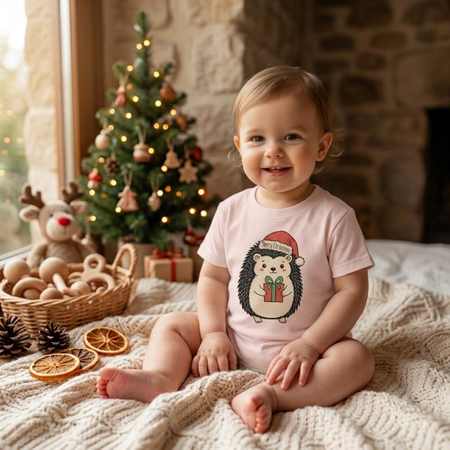 Ouriço Fofo Feliz Natal (Criador carregado)