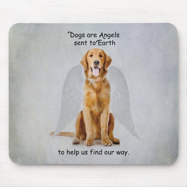 Ouro Angel Mousepad (Frente)