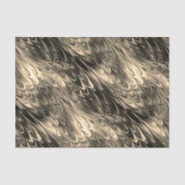 ouro antigo de couve não-pareil: papel tissue (Frente )