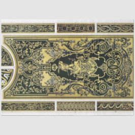 Ouro arquitetônico e papel de dissociação preto