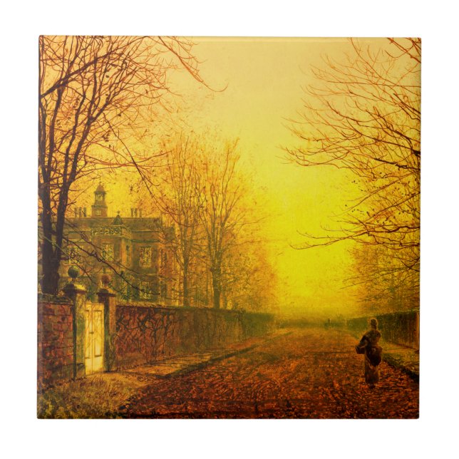 Ouro Autumn John Atkinson Grimshaw (Frente)