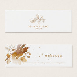 Ouro Autumn Splash Wedding Website ID655