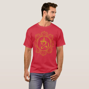 Ouro Balinês Om com Camisa Lotus Yoga