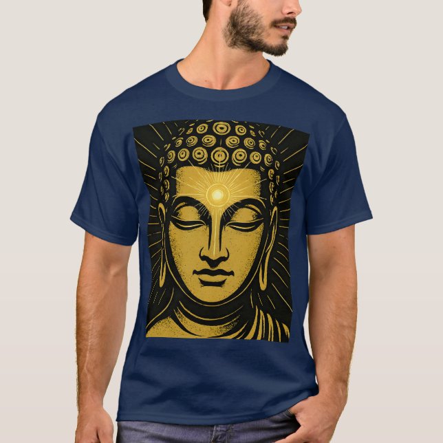 Ouro Buddha Terceiro Camisa De Olho | Awaken espir (Frente)
