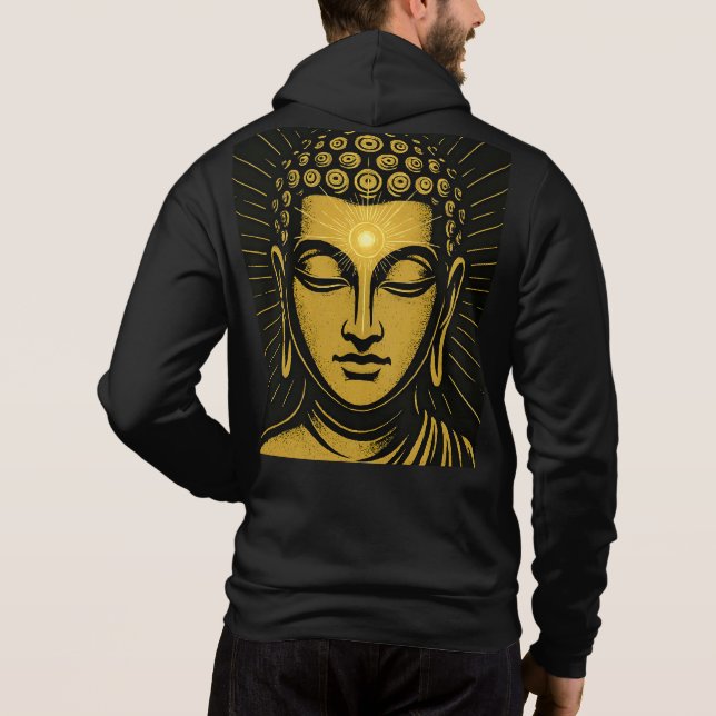 Ouro Buddha Terceiro Camisa De Olho | Awaken espir (Verso)