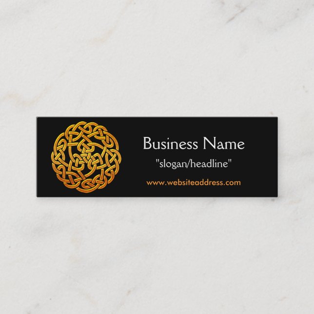 Ouro Celta D1b Cartão de visita Celta Irlandês (Frente)