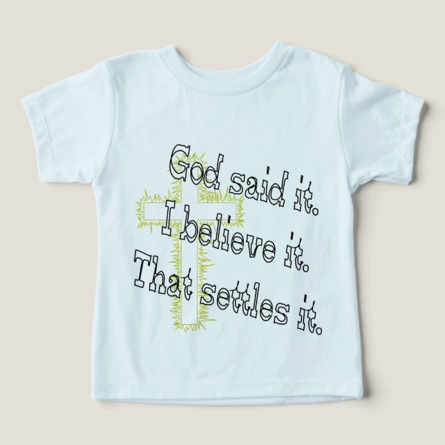 Ouro Cross God Said (Design frontal)