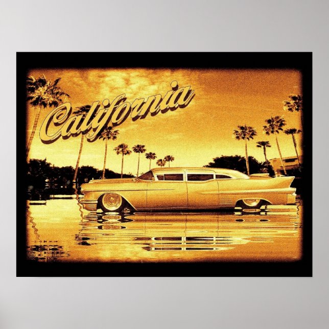 ouro da california limo poster (Frente)