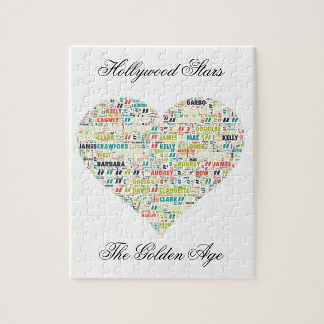 Ouro da Idade de Hollywood Stars quebra-cabeça (Vertical)