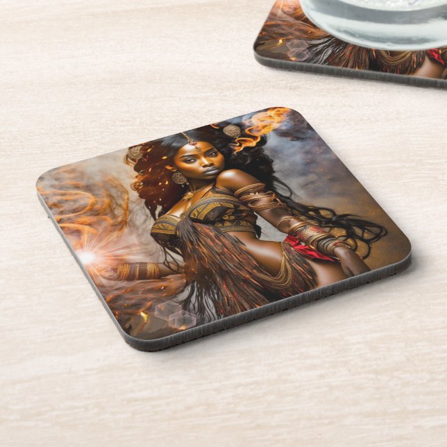 Ouro Dawn - Princesa Africana - porta copos (Left Side)