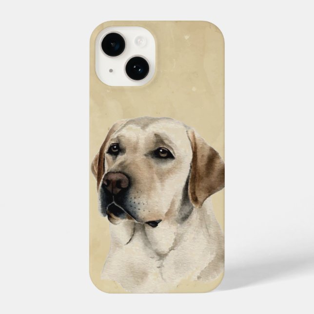 Ouro De Aquarelas Labrador Cão Pet Animal (Verso)