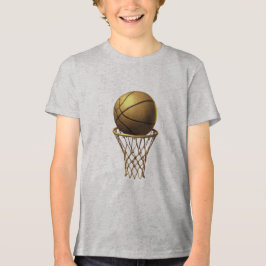 Ouro de basquete e Design Hoop