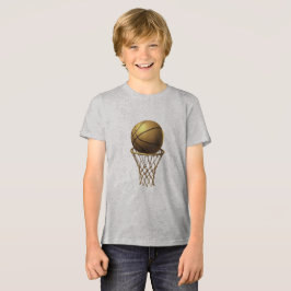 Ouro de basquete e Design Hoop