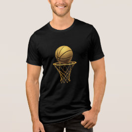 Ouro de basquete e Design Hoop