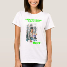 ouro de camiseta Jungkook | Iconic Tribute Tee