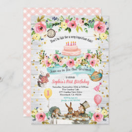 Ouro de convite para o primeiro aniversário do ONE