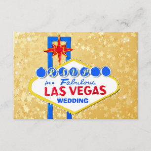 Ouro de Las Vegas da recepção de casamento de RSVP