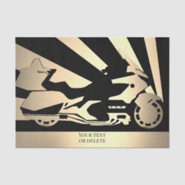 Ouro de motocicleta em papel de fita