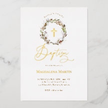 ouro detalha coroa do outono Batismo