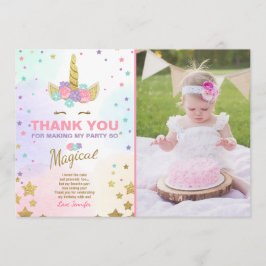 Ouro do rosa dos cartões de agradecimentos do