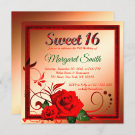 Ouro doce 16 convite