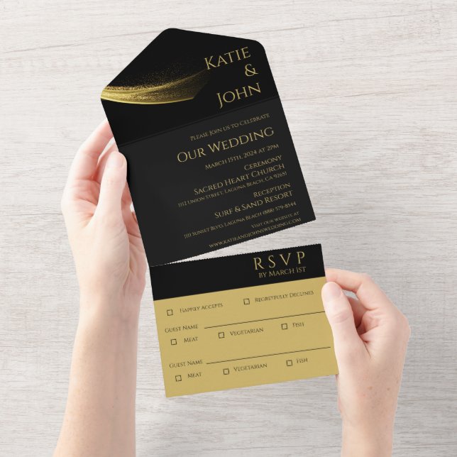 Ouro Elegance-Wedding (Aba destacável)