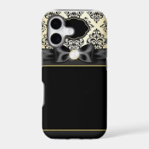 Ouro elegante & arco preto
