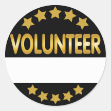 Ouro elgante de nome de etiqueta voluntário e pret