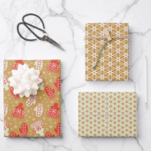 Ouro estilo Vintage chapéus e mitenes de Natal