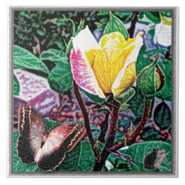 Ouro Flame Cerâmica Azulejo