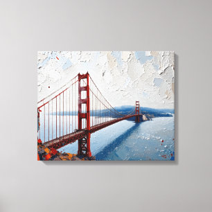 Ouro Gate Bridge Canvas Wall Art
