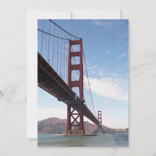 Ouro Gate Bridge from Fort Point Posta card