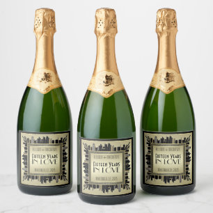 Ouro Gatsby de Champagne do aniversário de