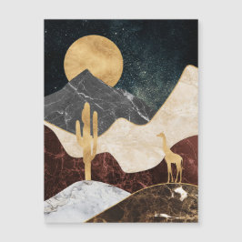 Ouro Giraffe Desert Landscape & Marble Mountain