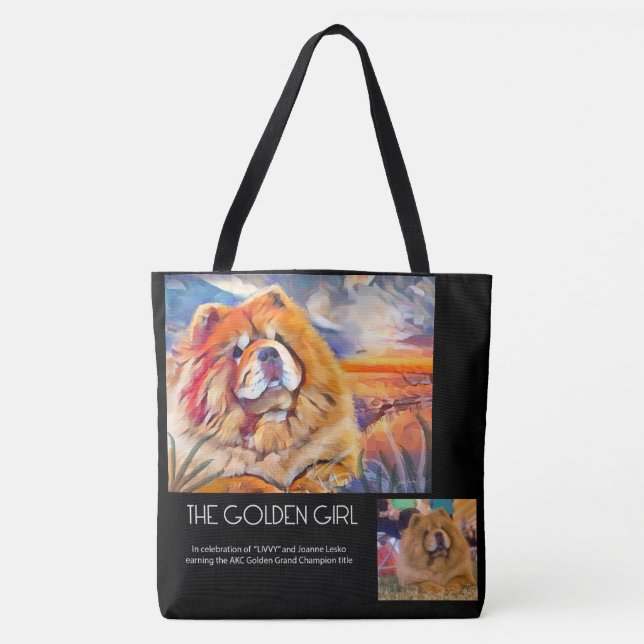 OURO GIRL personalizado para Joanne bolsa (Frente)